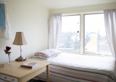 Image of a bedroom overlooking Berkeley