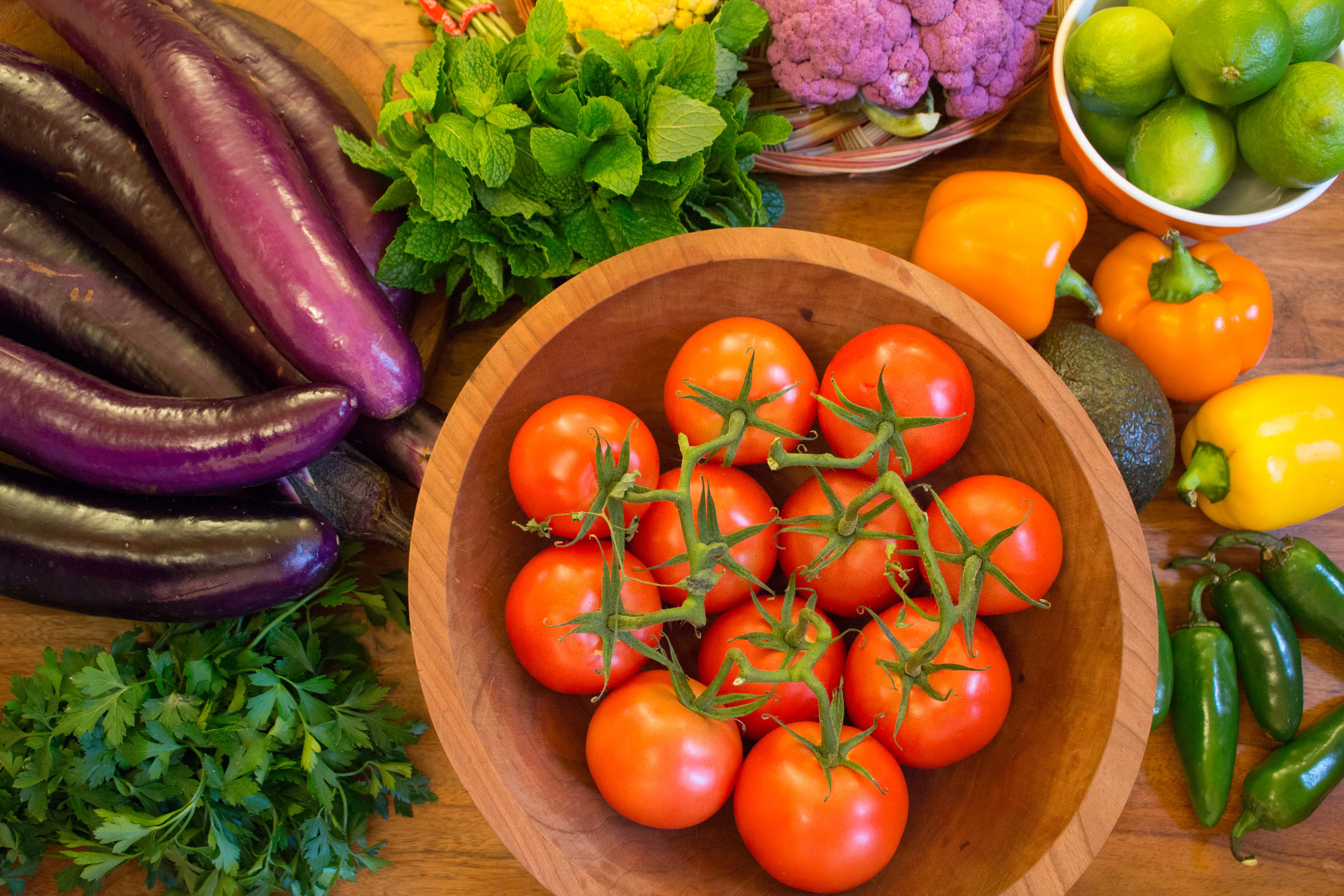 Image of fruit and veggies