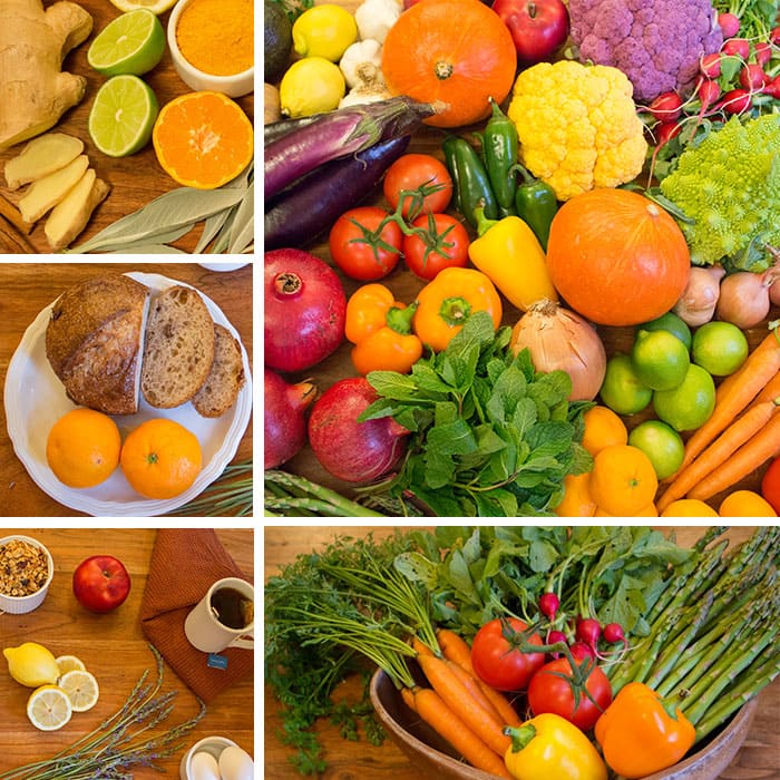 Image of fruits and veggies.