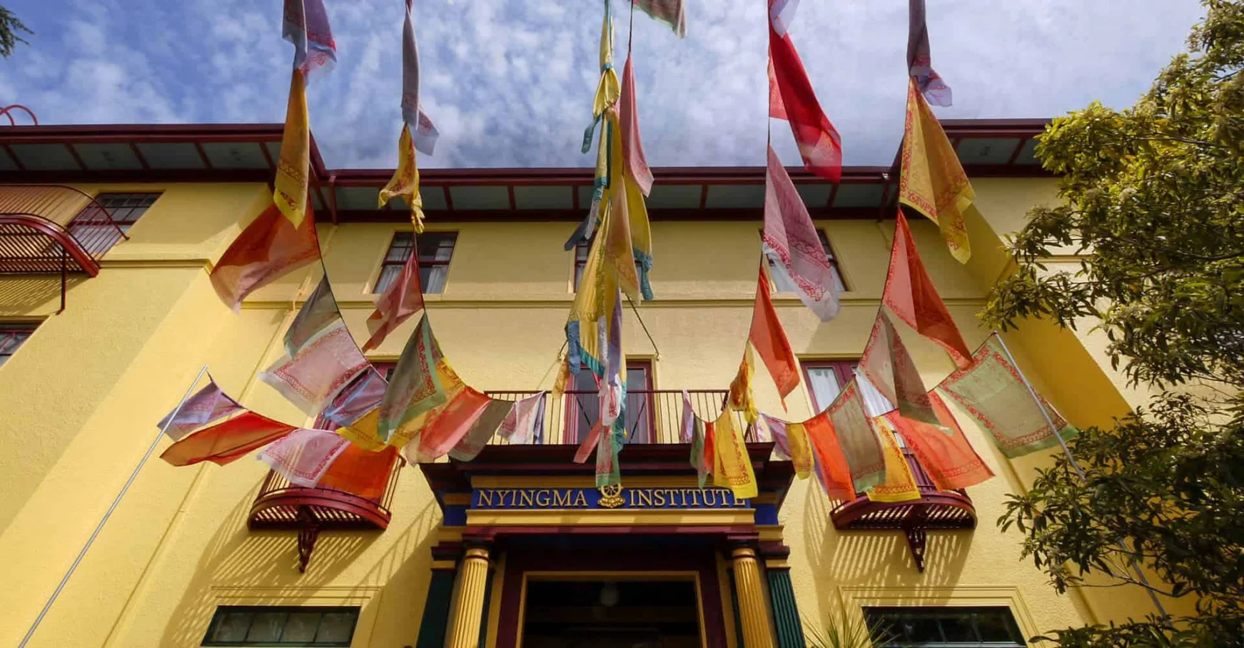 Image ofothe front entrance to Nyingma Institute